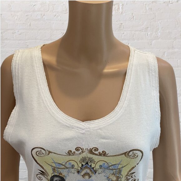 KAVIO! -- White "T" w/Image: "I May Appear Harmless..But I'm Completely Badass" - Picture 2 of 16